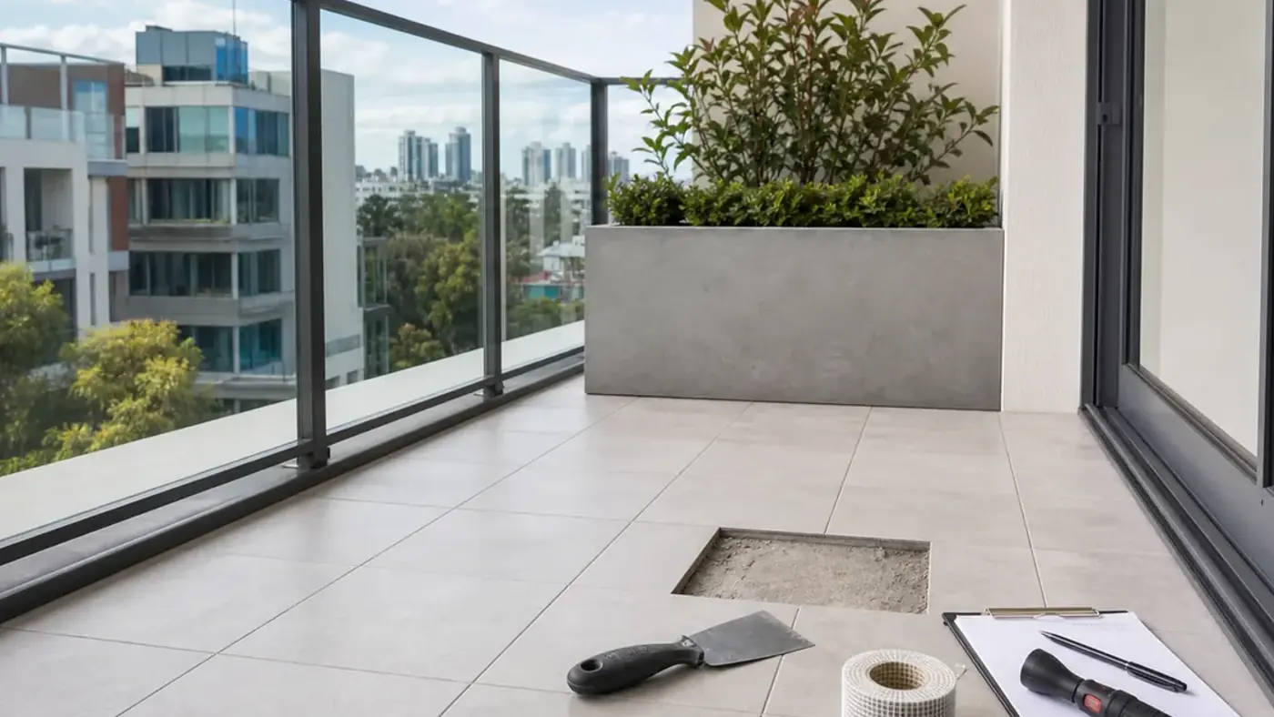 Water Stains Below a Balcony in Melbourne: What They Can Mean repair enquiry image